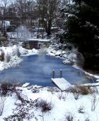 Auch in der kalten Jahreszeit können Sie sich am eigenen Schwimmteich erfreuen