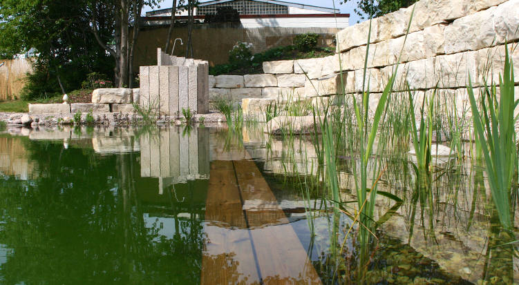 Fahrers Gärten und Schwimmteiche