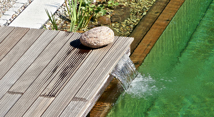 Fahrers Gärten und Schwimmteiche