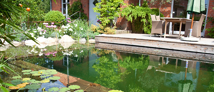 Wasser im Garten fasziniert die Menschen